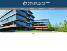 Tablet Screenshot of milestonebuildingservice.com